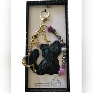 Eye Candy Los Angeles Midnight Meow Bag Charm